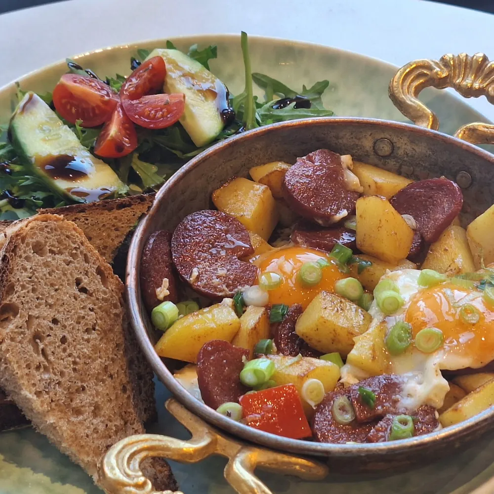 Warme herzhafte Gerichte